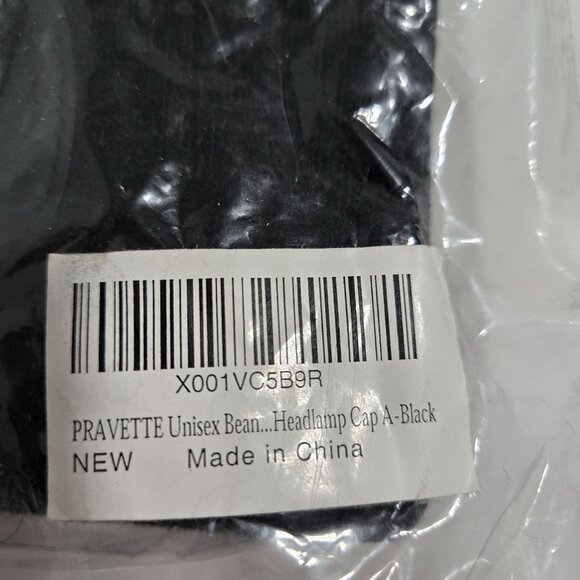 Pravette Unisex‎ Beanie with Light in Black - One Size - Picture 3 of 5